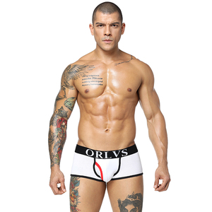 Muestra gratis Hombre Bañadores <span class=keywords><strong>Gay</strong></span> Boxer de algodón de Bikini breve ropa interior - Product Image 5