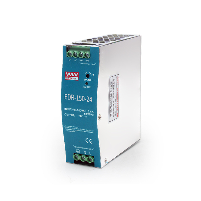 EDR-150-24 150W 24V 6.5A 24v Din Rail Switching Power Supply Dc Power Supplies With Battery Backup