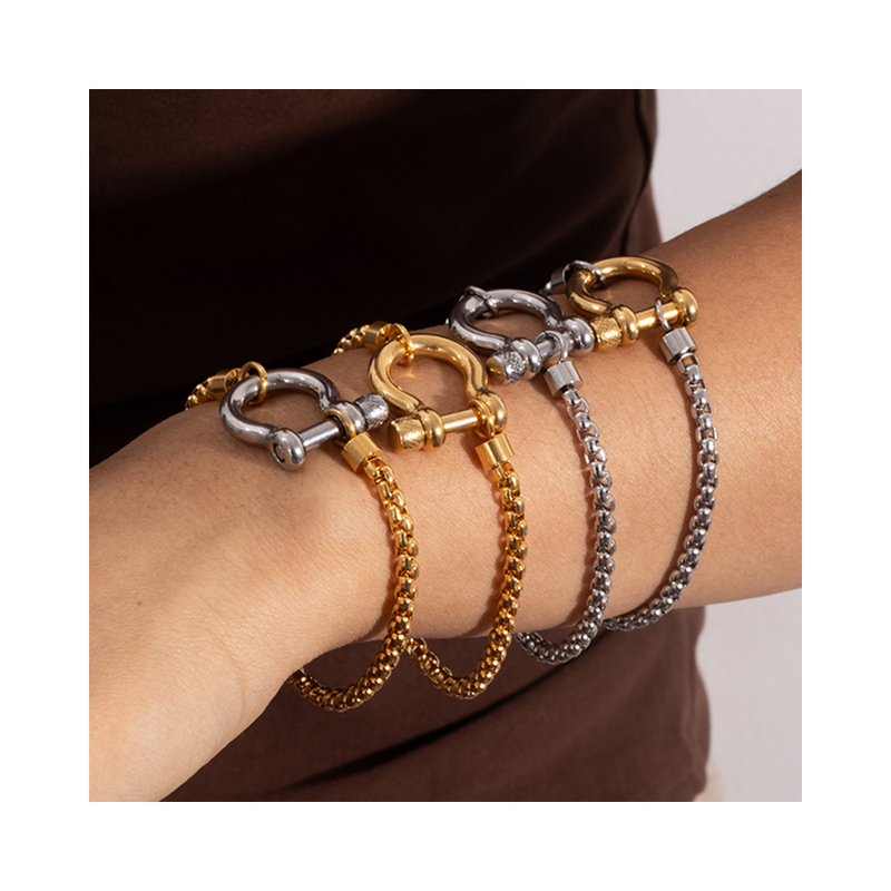 Classic 18K Gold Plated Stainless Steel
