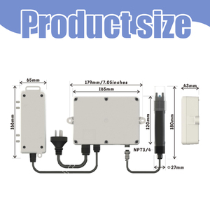Sistema de Control de <span class=keywords><strong>pH</strong></span> Automático Profesional, Monitor Inteligente de Calidad del Agua con Regulación Precisa de <span class=keywords><strong>pH</strong></span> para Uso Industrial - Product Image 2