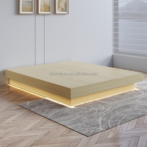 OEM Customize Hospitality Furniture Supplier Hotel Bedroom Furniture Set Modern <b>Cheap</b> MDF Wooden Bed <b>Frame</b> Headboard Nightstands - Product Image 3
