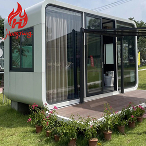 Cabaña Apple Capsule de 20 pies con Terraza, Bar, Dormitorio, <span class=keywords><strong>Baño</strong></span>, Modular, Prefabricada, Casa Contenedor - Product Image 6