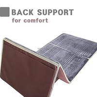 Tapis de prière doux pliable Islam Janamaz Tapis De Priere Islam pliable avec Dossier musulman avec support dorsal