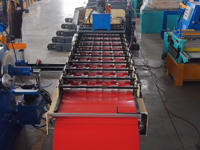 Ligne de production de tuiles de toiture émaillées couleur de haute qualité 828 mm avec empileur, moteur et pompe – Équipement de production complet