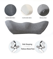 Nouveau Style soutien lombaire oreiller arrière maison chaise de bureau mousse à mémoire taille et coussin arrière
