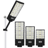 Lampadaire Solaire LED Monocristallin Tout-en-un 500W IP65 DC, Corps de Lampe en ABS, Température de Couleur 6000K, Garantie 2 Ans, Télécommande