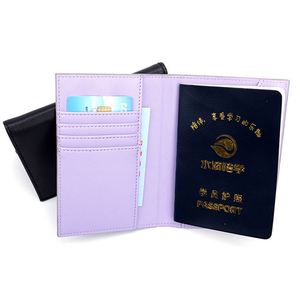 Elanmei - Porta Pasaportes de PU Estilo Coreano, Cierre de Cremallera, Diseño con Letras, Múltiples Ranuras para Tarjetas, 14x9.8x14cm, Diseño Bonito para Viajes - Product Image 3