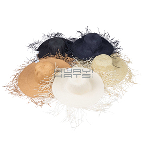 Bán buôn rơm capeline dành cho người lớn sombreros Chất lượng cao mùa hè mũ unisex Cowboy <span class=keywords><strong>hat</strong></span> cơ thể UV giấy bảo vệ rơm <span class=keywords><strong>hat</strong></span> cơ thể - Product Image 2