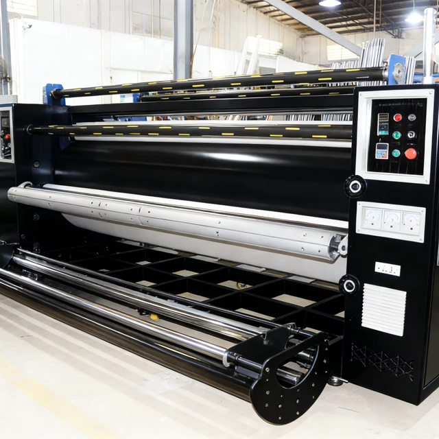 Fully Automatic Mechanical Digital Touch Screen Sublimation Transfer Roll to Roll Flat Garment Heat Press Machine