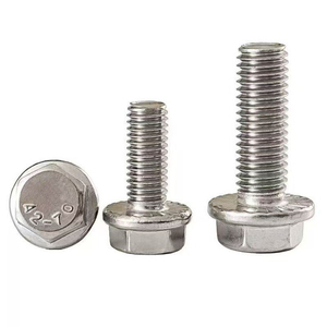 Perno Hexagonal con Brida de Acero Inoxidable de Alta Calidad WANGXUAN, Fabricado en China, Rosca Completa 70 80, Métrico DIN 6921 - Product Image 1