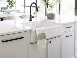 Luxury Modern French Shaker Kitchen <b>Cabinets</b> Marble Stone Island Backsplash <b>Wall</b> <b>Mounted</b> 5 Year Warranty Wooden Storage Hinge - Product Image 3