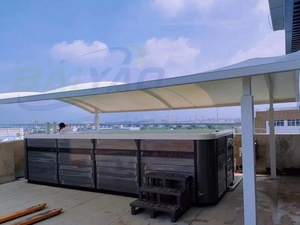 <span class=keywords><strong>Piscine</strong></span> extérieure sans fin <span class=keywords><strong>avec</strong></span> équipement <span class=keywords><strong>de</strong></span> natation pour bain à remous 5M bain à remous autoportant pour hôtel - Product Image 5