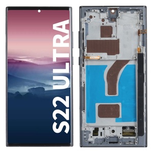 Écrans de remplacement d'origine avec cadre pour Samsung S22 Ultra (modèles LL/A, OB) – Vente directe usine - Product Image 1