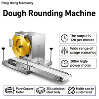 Machine à runder la pâte industrielle compacte, idéale pour les petites boulangeries indépendantes et les mini-marchés locaux.
