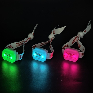 Individuelles LED-Armband aus Silikon, Diamantgesteuertes Lichtarmband, Fernbedienbar für Konzert, Event, <span class=keywords><strong>Party</strong></span>, 2.4G, 20 Zonen Verfügbar - Product Image 4
