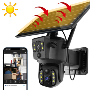 Caméra 4g intelligente de vision nocturne étanche IP65 système de caméra solaire domestique CCTV extérieur - Product Image 5