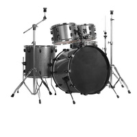 Ensemble de batterie acoustique de 5 pièces, instrument de percussion pour adultes avec plusieurs couleurs