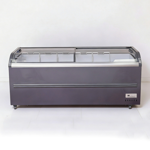 Congélateur de comptoir pour supermarché, vitrine réfrigérée, congélateur profond, îlot réfrigéré commercial pour aliments surgelés - Product Image 3