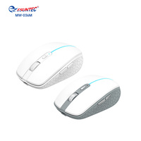 Nouvelle souris de jeu sans fil double mode 2.4G&BT Souris de jeu 6D pour ordinateur avec batterie amovible et rechargeable, MW-036M