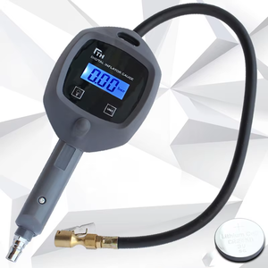 Medidor de presión de neumáticos Digital de alta precisión, pantalla LCD, pistola infladora de neumáticos de coche con medidores de neumáticos de mandril de aire - Product Image 2