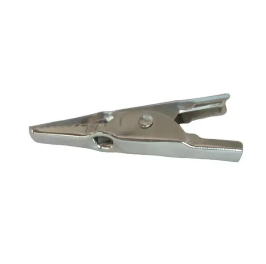 Hoge Kwaliteit Groothandel Best Verkopende Nieuwe Producten Zilveren Alligator Clip Badge Clip Metalen Clip