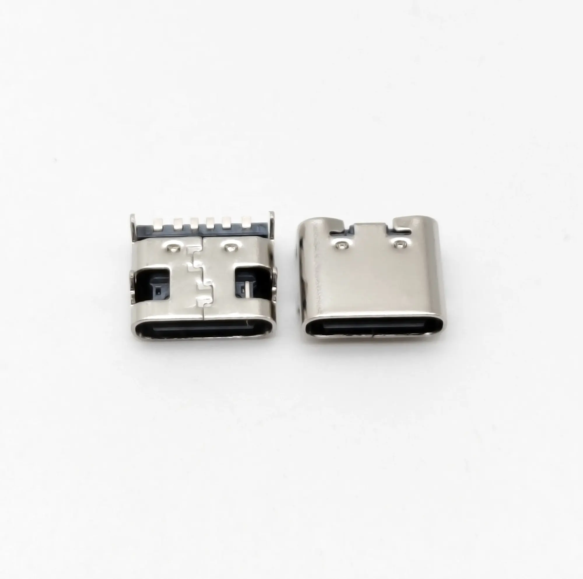 USB 6pin a fila singola tipo superiore PCB ricarica 6pin connettori sit SMT USB tipo C presa