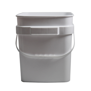 Venta directa de cubo cuadrado de PP de alta calidad Cubo de almacenamiento multifuncional de color personalizado cubo de plástico de 6,5 galones - Product Image 4