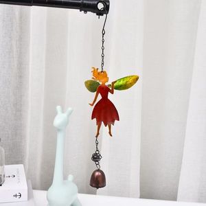 Carillon éolien moderne en verre, motif fée et ange, coloré, à suspendre, pour décoration de jardin, extérieur, cour, patio et maison - Vente en gros fabricant - Product Image 6