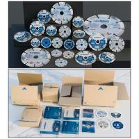 Lame diamantée de qualité industrielle de 9 pouces pour la coupe rapide Disque de meuleuse d'angle en céramique porcelaine marbre pour utilisation sèche/humide, support OEM