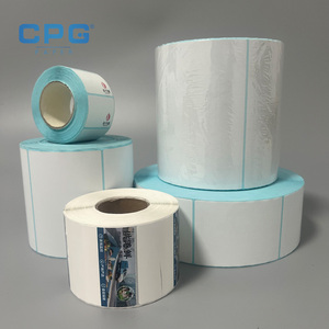 Papel de Etiquetas Autoadhesivas Ecológico, Libre de Fenol, 4030 5030, Rollo de Papel Térmico para Etiquetas de Envío de 3"x5" para Vendedores de Comercio Electrónico - Product Image 1