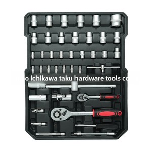 Ensemble de clés à douille argentées et noires de 399 pièces, <span class=keywords><strong>outils</strong></span> de réparation en <span class=keywords><strong>valise</strong></span>, vente en gros - Product Image 4