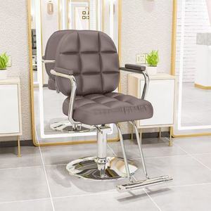 Chaise de barbier professionnelle pour hommes, chaise de coiffure durable avec cuir synthétique, fabricant chinois - Product Image 3