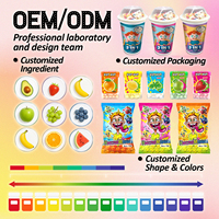 Groothandel op maat gemaakte bonbons voor kinderen met snelle antwoorden, eigen label snoep, groothandel bonbons