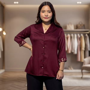 Chemise tendance pour femmes avec tissu doux et coupe moderne pour un style quotidien confortable, acheter directement auprès du fournisseur - Product Image 2