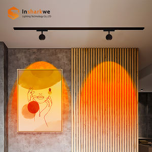 Ultra Mince Mince Moderne Tuya 2.4G Smart <span class=keywords><strong>LED</strong></span> Système Magnétique Cob Piste Lumière Conception Aluminium DC48V Maison Aimant Rail Spotlights - Product Image 1