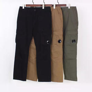 Pantaloni Cargo da Uomo in 100% Cotone Comodi e Funzionali da Lavoro e Tempo Libero a Vita Media con Elastico - Product Image 1