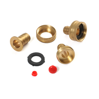 Adaptateur de raccord rapide en laiton de qualité supérieure 1/2 GHT femelle vers 1/2 NPT mâle pour tuyau d'arrosage et plomberie - Vente chaude