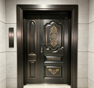 La Puerta Principal Tiene Ventanas Laterales y Es una Puerta de Seguridad de Acero. Se Suministra Directamente por la Fábrica. - Product Image 2