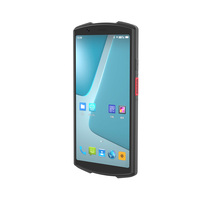PDA de 6 pulgadas Terminal de datos portátil Teléfono móvil Android OS WiFi Comunicación 2D Código de barras Logística Almacén en stock