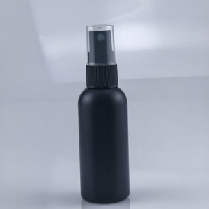 Đen HDPE sương bơm phun chai <span class=keywords><strong>Cosmo</strong></span> Vòng thiết kế gân đen PE Chất liệu Nước Hoa Lưu trữ - Product Image 3