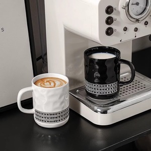 Tasses en céramique au design élégant, tasses créatives en forme de diamant, tasses à café pour couple à la maison - Product Image 2
