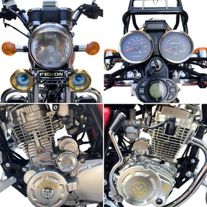 Motocicleta de Estilo Nuevo, Refrigerada por Aire, Tipo Cruiser Vintage para el Mercado Africano - Product Image 4