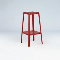 Tabouret Métallique Commercial de Haute Qualité, Personnalisé en Acier Inoxydable et Aluminium, Estampage Industriel Anodisé, Marque FUDA, Modèle FDIS036