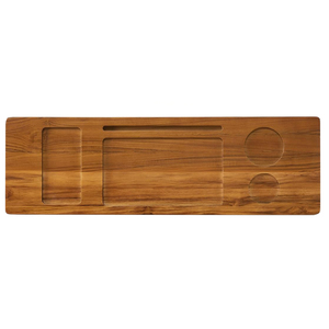 Wholesale Luxury Teak Wood Water-proof Eco-Friendly Modern Bathtub Tray <strong>Bath</strong> Caddy <strong>Table</strong> for Bathroom Home Spa Relaxation - Product Image 3