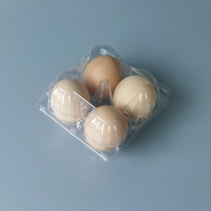 Reusable Chicken Egg Holder Stackable Egg Storage Container Biodegradable PLA Packaging Egg Clamshell Box