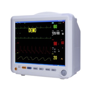 Moniteur ECG multi-canaux 12 pouces portable pour usage médical à domicile avec batterie intégrée certifié CE pour l'exportation - Product Image 1