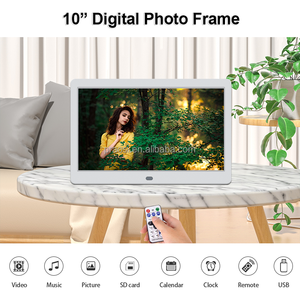 Pros 10 Inch Khung Ảnh Kỹ Thuật Số Hình Ảnh Điện Tử Khung Điều Khiển Từ Xa Âm Nhạc Đầy Đủ HD 1080P <span class=keywords><strong>Video</strong></span> Lịch Quảng Cáo Hiển Thị - Product Image 3
