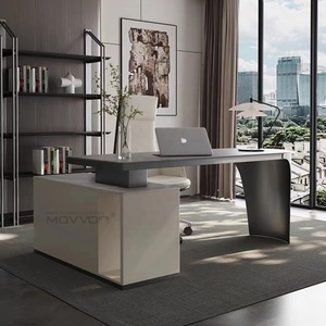 Lusso moderno semplice scrivania estensibile in legno Computer da tavolo in acciaio inox Base per uffici ardesia forniture per <span class=keywords><strong>ufficio</strong></span> - Product Image 3