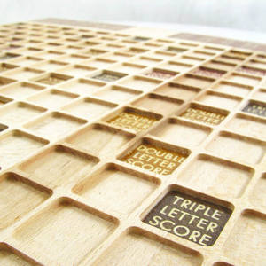 Plateau de jeu de table en bois parfait pour les fêtes d'Halloween Autres célébrations! Idées cadeaux d'<span class=keywords><strong>anniversaire</strong></span> Noël Croix Mot Party Favors - Product Image 4