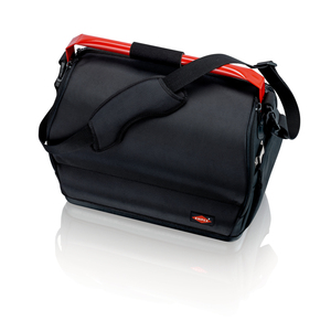 Sac à outils LightPack noir avec poignée rouge, marque Knipex, usage professionnel - Product Image 1